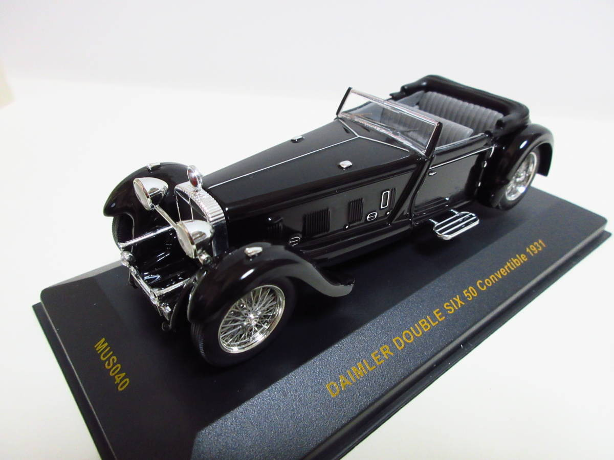 幸せなふたりに贈る結婚祝い Daimler 1/43 Double eBay | Mus040 1931 Convertible 50 Six 乗用車