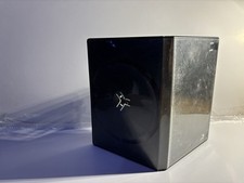 Lot of 10 Used DVD Cases, Black, Each Holds 1 Disc