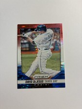 2014 Panini Prizm - David DeJesus #97 Red White & Blue Pulsar Prizm