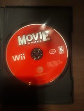Movie Games Nintendo Wii Disc & Replacement Case Tested Ubisoft No Manual