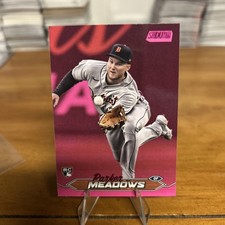 2024 Topps Stadium - Parker Meadows RC Pink Foil Detroit Tigers 