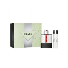 Prada Luna Rossa Carbon 3 Piece Gift Set for Men