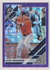 2019 Panini Donruss Optic Purple Pandora Prizm 72/99 Alex Bregman #182 ly9