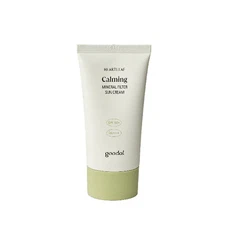 GOODAL Heartleaf Calming Mineral Filter Sun Cream SPF50+ PA++++  50ml  K-BEAUTY