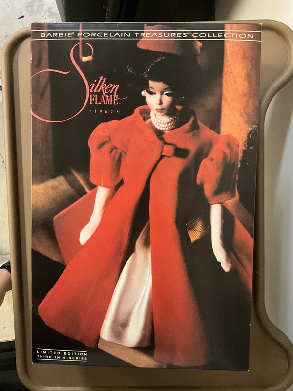 SILKEN FLAME BARBIE 1962 PORCELAIN TREASURES COLLECTION MINT NRFB