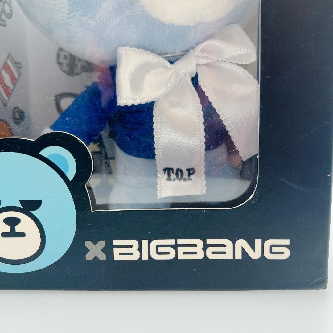 KRUNK BIGBANG Official YG Bear Plush Toy T.O.P TOP Blue DOOM DADA