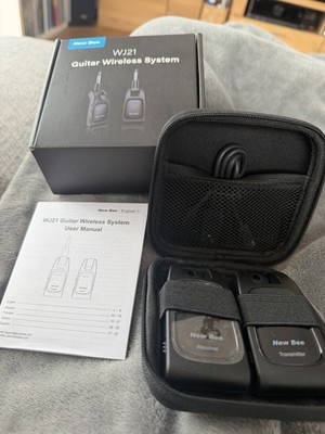 New Bee WJ21 Guitar Wireless System Drahtloses Gitarrensystem 2.4GHz  6 Ch black