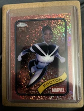 2025 Topps Chrome Marvel Photon /40 Rose Gold Mini Diamonds Refractor #24