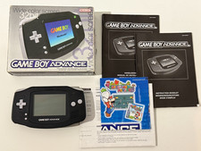 Nintendo Game Boy Advance Handheld Games Console Boxed black gameboy