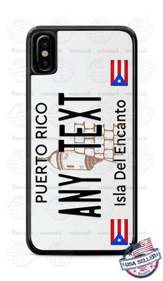 Puerto Rico Auto License Personalize Phone Case for iPhone 17 Samsung s25 Google