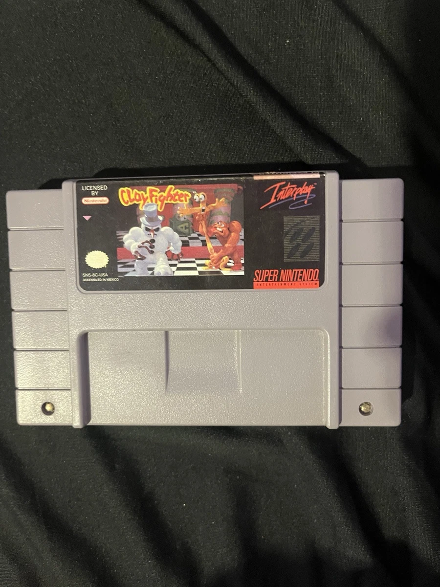 Clay Fighter Nintendo SNES Video Games for sale - eBay
