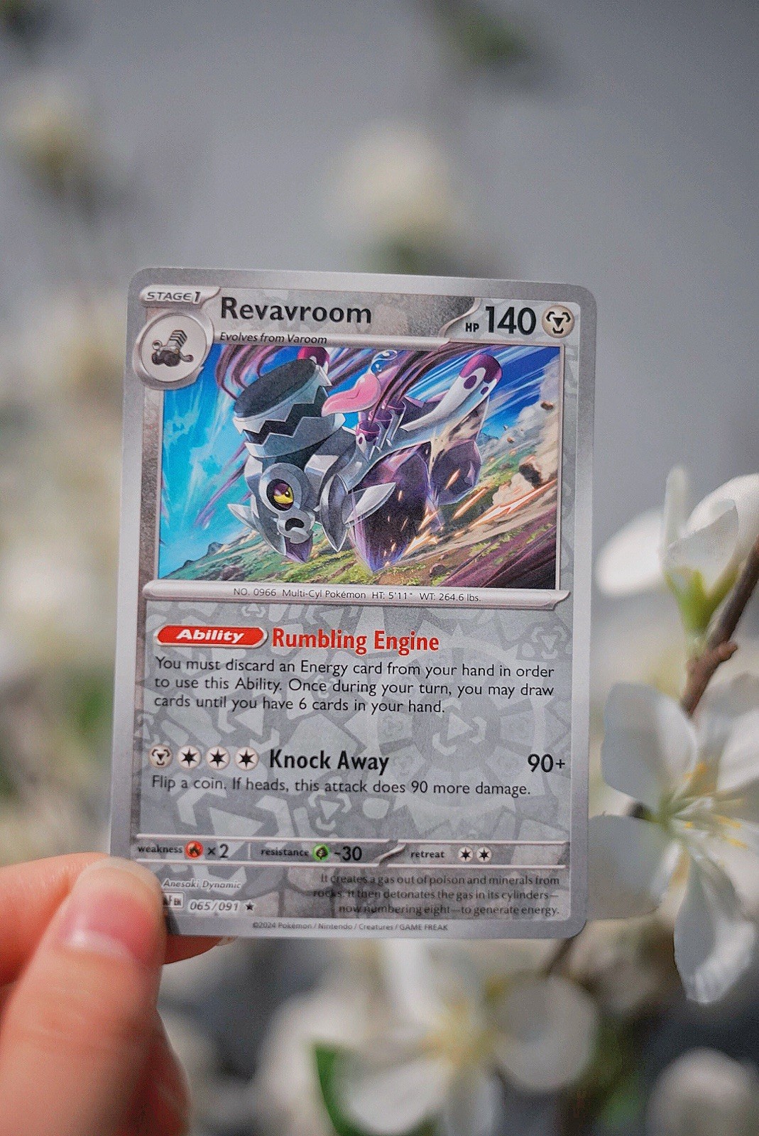 Revavroom [Reverse Holo] #65 Pokemon Paldean Fates