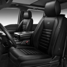 Nappa Leather Car Seat Covers Front Seats, Luxury Seat Protector for Cars, Water