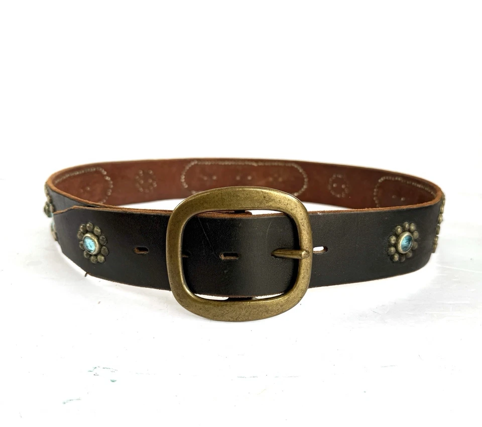 HTC Hollywood Trading Co без штампа черный ремень змеиная кожа около 1999-2000 маленький 33 - Изображение 2 из 4