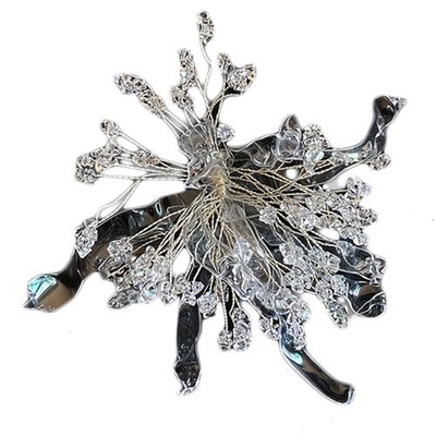 Bridal Flower Headdress Crystal Flower Headwear Fashion Hair Styling Tool