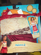 Disney Moana Costume 2-Piece Top Skirt Set, Polyester, Size 4-6X