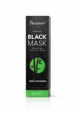 Blooskim Premium Black Mask Purifying Peel-Off Mask - 2.7 OZ - Deep Cleansing