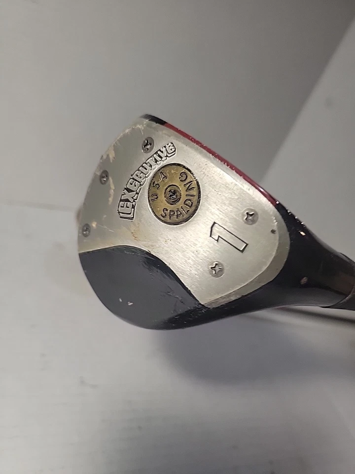 Vintage Spalding Executive Golf Wood Set 1,3,5 Woods Lite Jet Step Med. Flex - Image 2 of 4