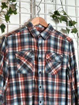 Vintage Kinder Jungen LL Bean Karo kariertes Flanellhemd Holzfäller Alter 14-16 Jahre