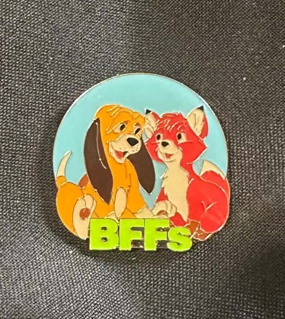Disney Fox and the Hound Tod and Copper BFF Pin