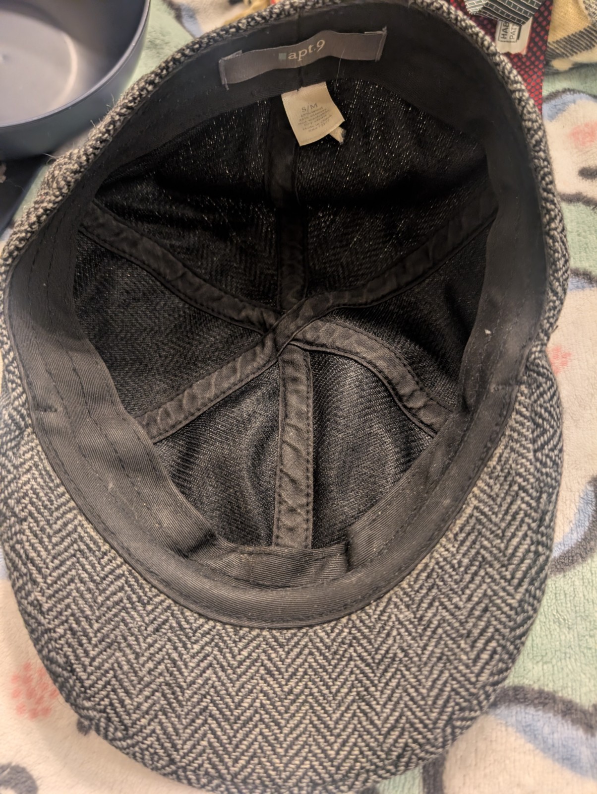 Flat Cap Men Wool Blend Small Medium Gray Apt.9 H… - image 5