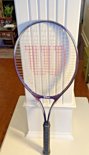 Wilson Oversize Power Stretch Tennis Racquet 4 3/8" Grip with Cover - Afbeelding 1 van 10