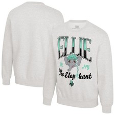 Unisex Stadium Essentials Oatmeal New York Liberty Sky High Mascot Fleece Crew