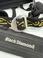 Imbracatura diamantata nera vintage con fibbia Chouinard