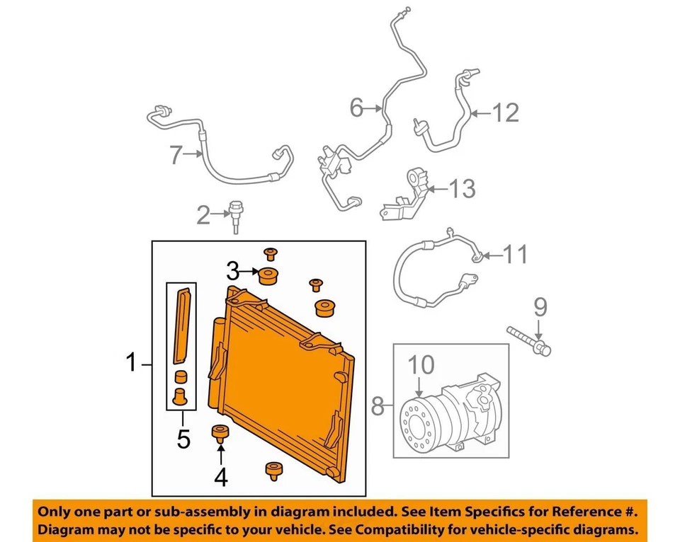 (LOCAL PICKUP ONLY) AC Condenser Fits 08-22 SEQUOIA 1966863 - Image 3 of 4