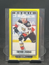 2021-22 O-Pee-Chee #P-40 Trevor Zegras O-Pee-Chee-Premier Tallboys Yellow Rookie