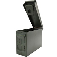 Military Army Style 30 CAL AMMO BOX SMALL METAL STORAGE CONTAINER TOOL BOX