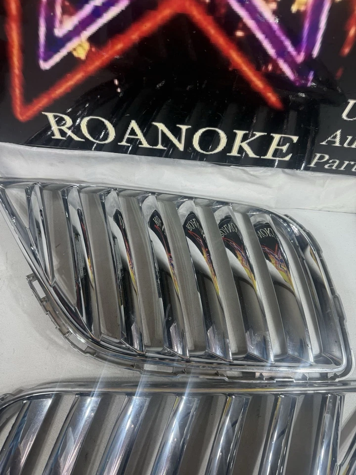 Conjunto de parrilla cromada superior delantera Lincoln MKX 2011-2015 FABRICANTE DE EQUIPOS ORIGINALES Foto 2 de 4