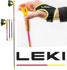 LEKI Ultratrail FX ONE superlite trail run carbon poles shark frame strap 115 cm