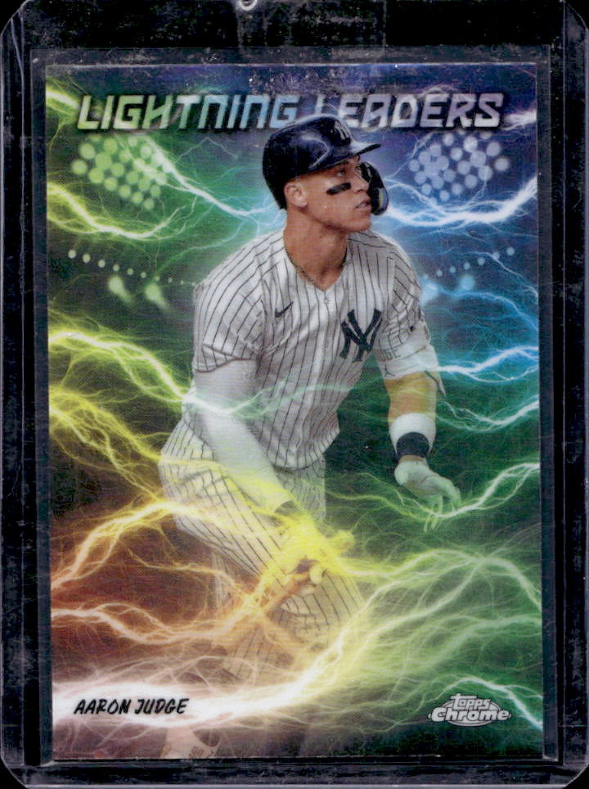 2025 Topps Chrome Aaron Judge Lightning Leaders #LL-2 Yankees