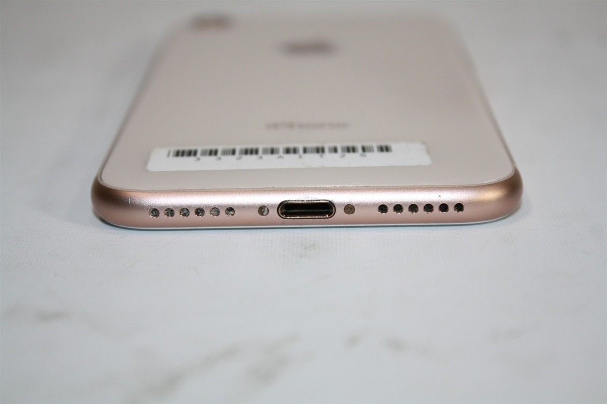 Apple iPhone 8 Gold A1905 iOS 16 64GB AT&T Only Battery Capacity