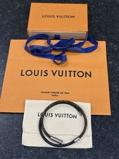 Louis Vuitton Men's Keep It Bracelet 21cm Genuine Leather with Box and Bag