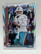 2025 Topps Chrome Quinn Ewers Rookie Wave Refractor #316 Miami Dolphins