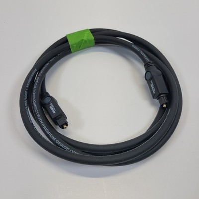 Amazon Basics Toslink Digital Optical Audio Fiber Optic Cable, 6 Foot, Black-572