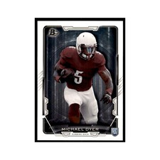 2015 Bowman Michael Dyer RC Football Cards #30