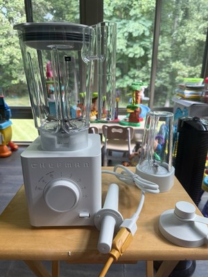 Chefman Obliterator 48 oz Countertop Blender for Smoothies, 1380W Motor concrete