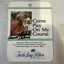 ARNOLD PALMER Signed Authenticated.       Collectible Item. ￼