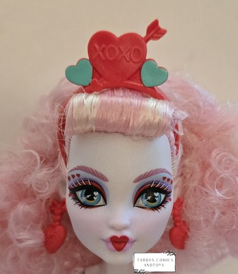 Monster High Scary Sweet Birthday G3 Cupid Asteria Heart Headband Earrings Set 
