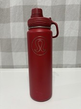 Lululemon Back to Life Sport Bottle 24oz Metal Red