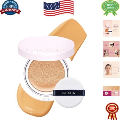 No.27 Honey Beige Magic Cushion Foundation - Customizable Coverage & Dewy Glow