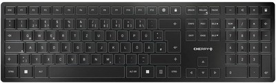 CHERRY KW 9100 Slim QWERTZ   kabellose Tastatur mit deutscher Tastenbelegung