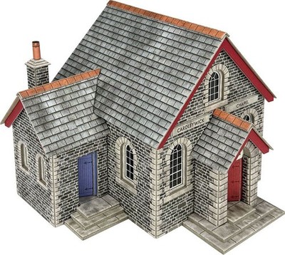 OO/HO Scale Little Cardleywick Chapel Kartenmodellbausatz Metcalfe PO318