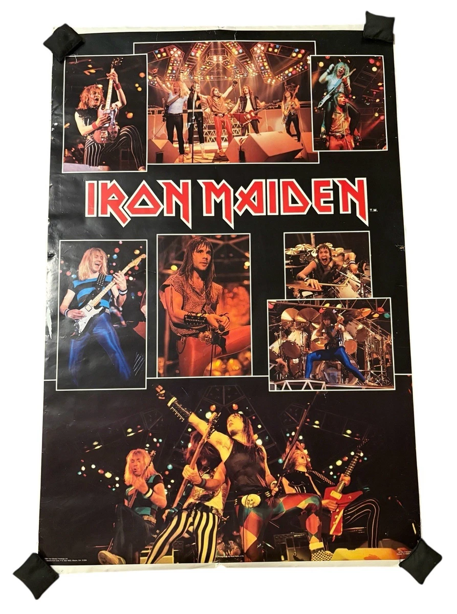 Preços baixos em Cartazes originais de Iron Maiden | eBay