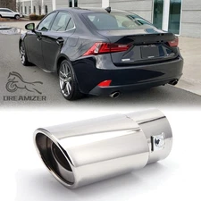 Car Exhaust Pipe Tip Rear Tail Muffler Stainless Steel For Lexus IS250 2006-2015
