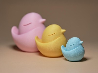 Süße Osterküken Figuren Set | Cute Easter Chicks Trio | Minimalistische