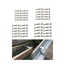 10 Pieces Gutter Hangers Gutter Clips Spare Parts Simple Installation for Fixing